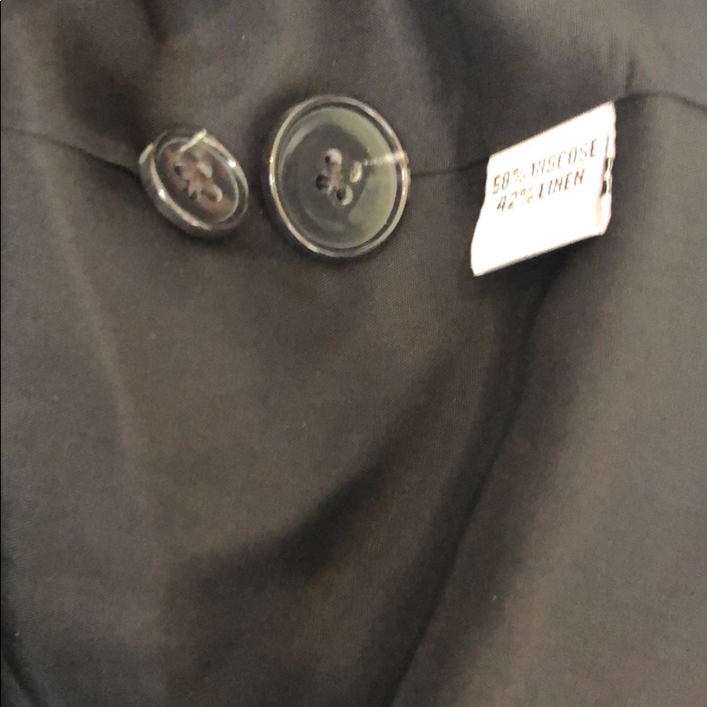 Linda Allard Ellen Tracy Black Jacket Blazer 8 - Picture 5 of 5